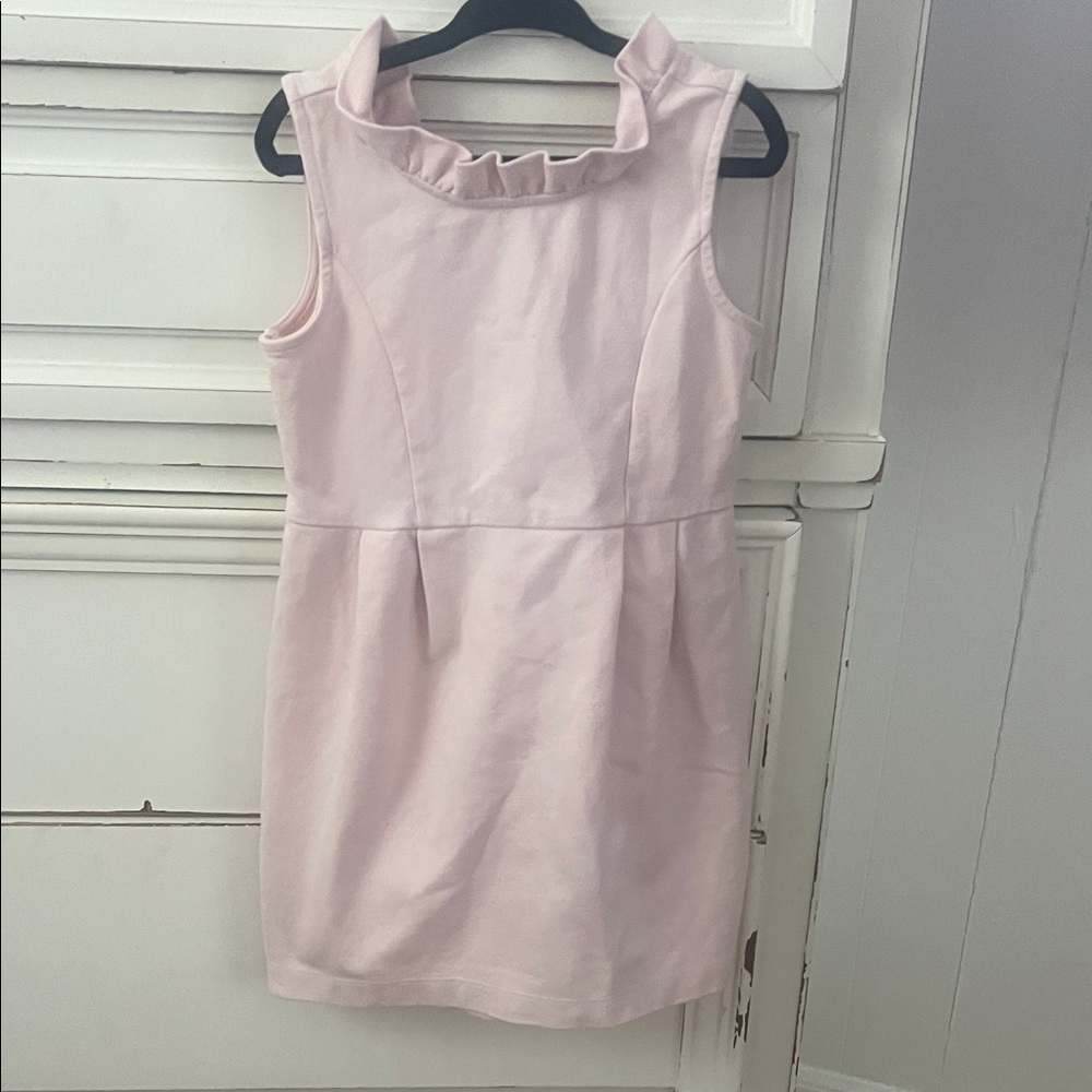 Janie and Jack Pink Ruffle Collar Dress